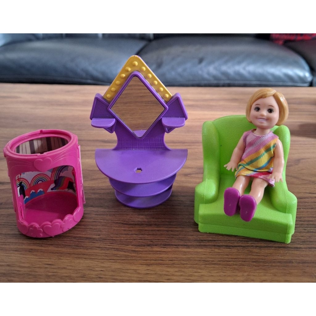 Mainan diorama pony, bisa buat chelsea , barbie