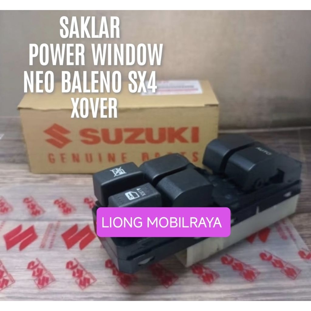 SAKLAR SWITCH POWER WINDOW SUZUKI NEO BALENO / SX4/X-OVER ASLI IMPORT