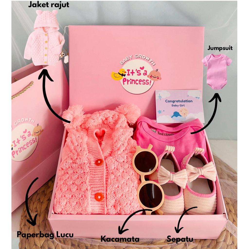 023 Hampers kado bayi perempuan baru lahir//hampers baby girl newborn//giftbox parcel bayi baru lahi