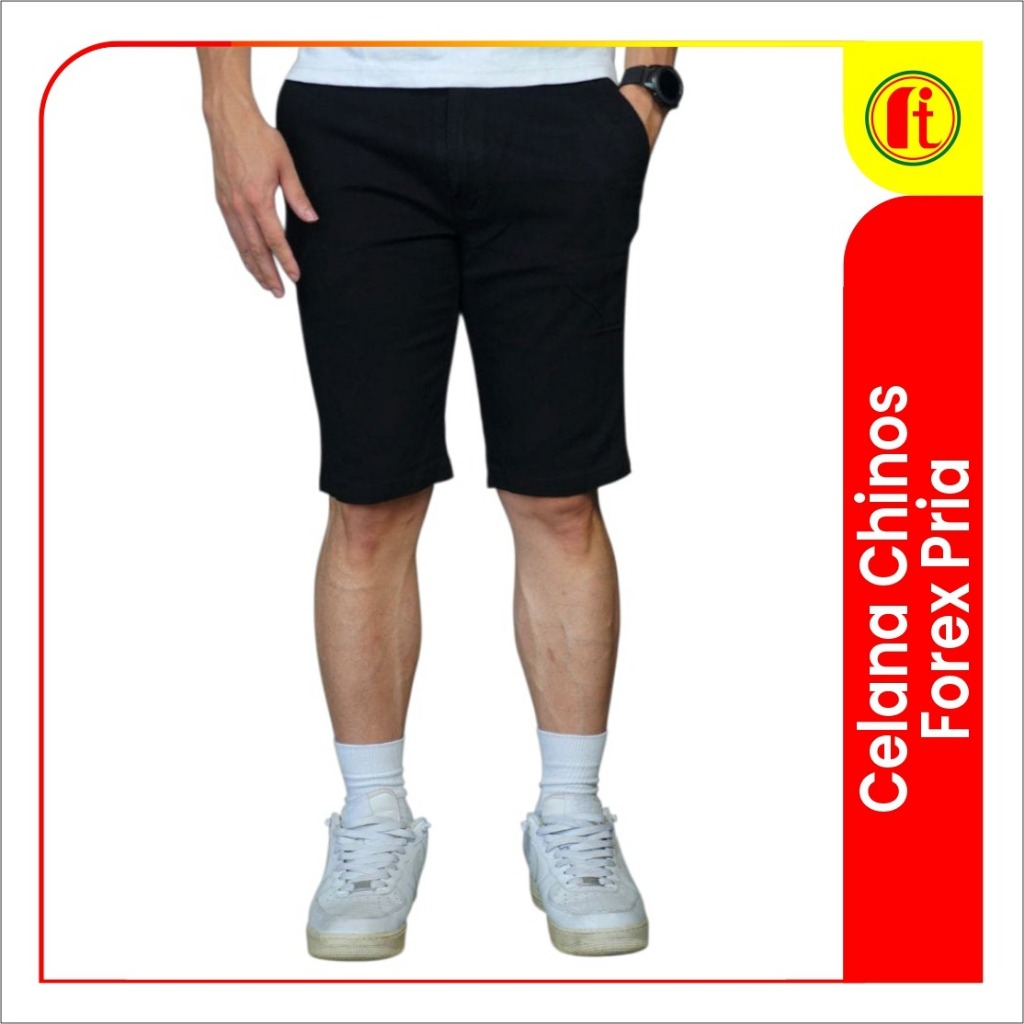 Celana Chinos Black Forex Pria Dewasa - RITA