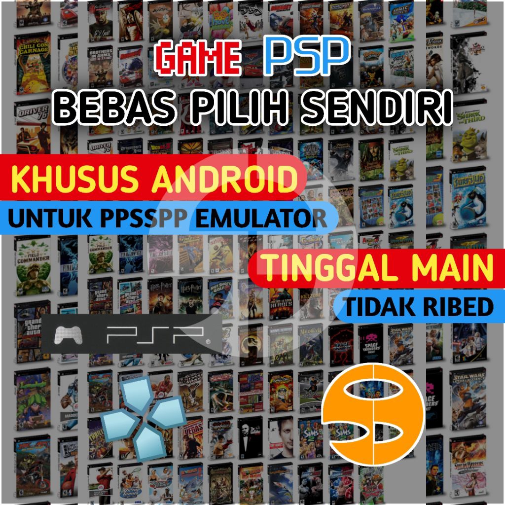 PSP GAME BEBAS PILIH | GAME PSP FLASHDISK