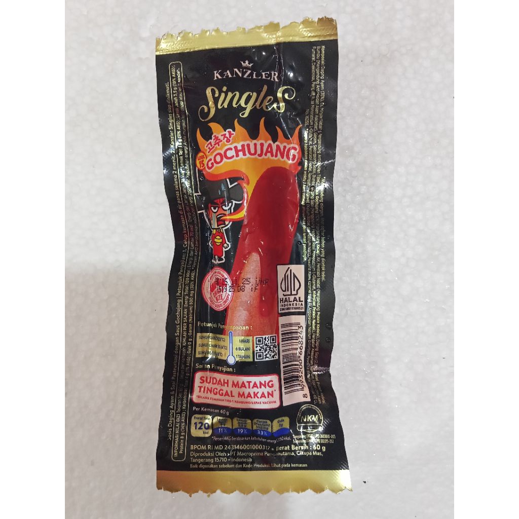 Kanzler singles Gochujang/sosis