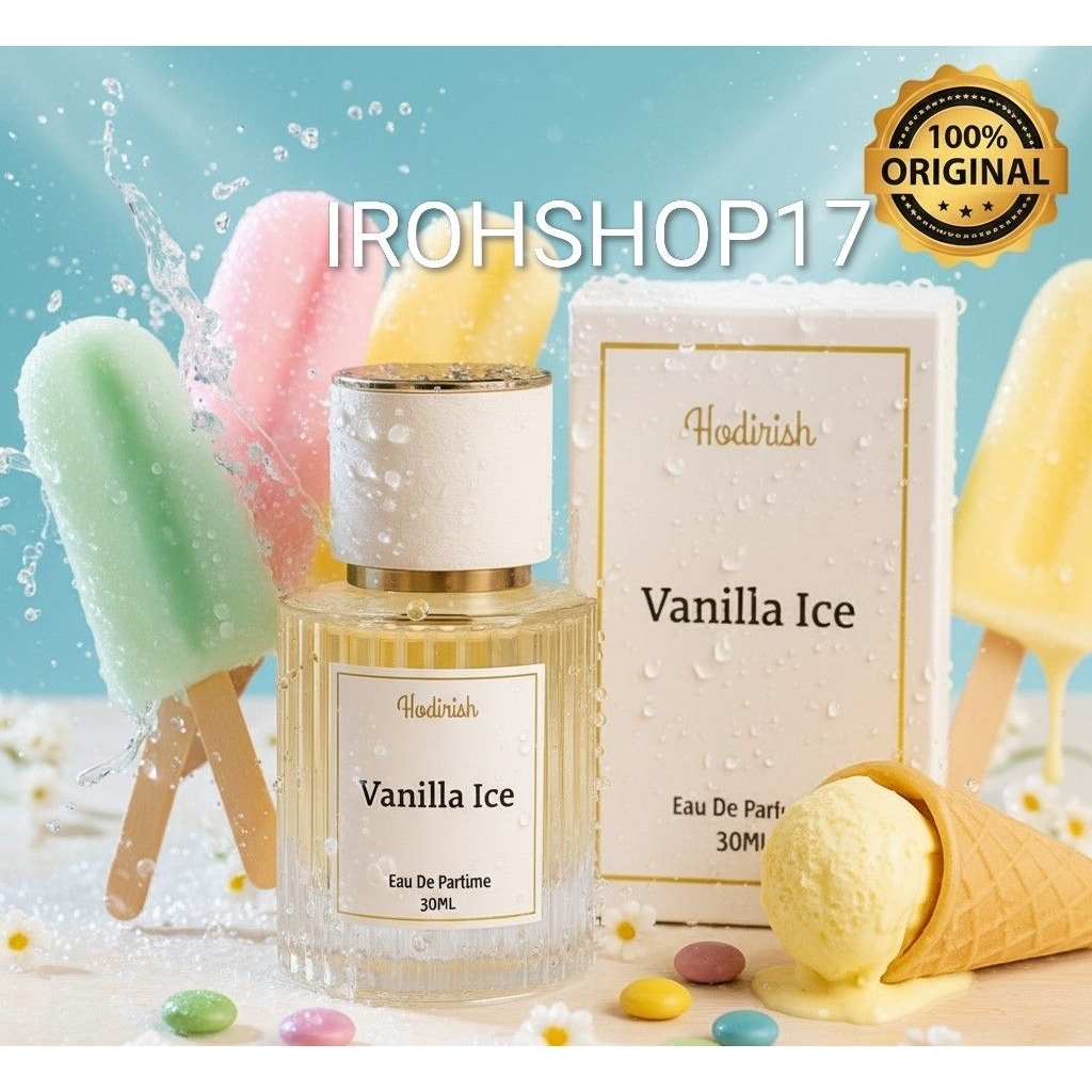 parfum hodiris unisex-Eau de parfume 30 ml,vanilla ice,wanginya enak d hidung perpaduan vanilla am s