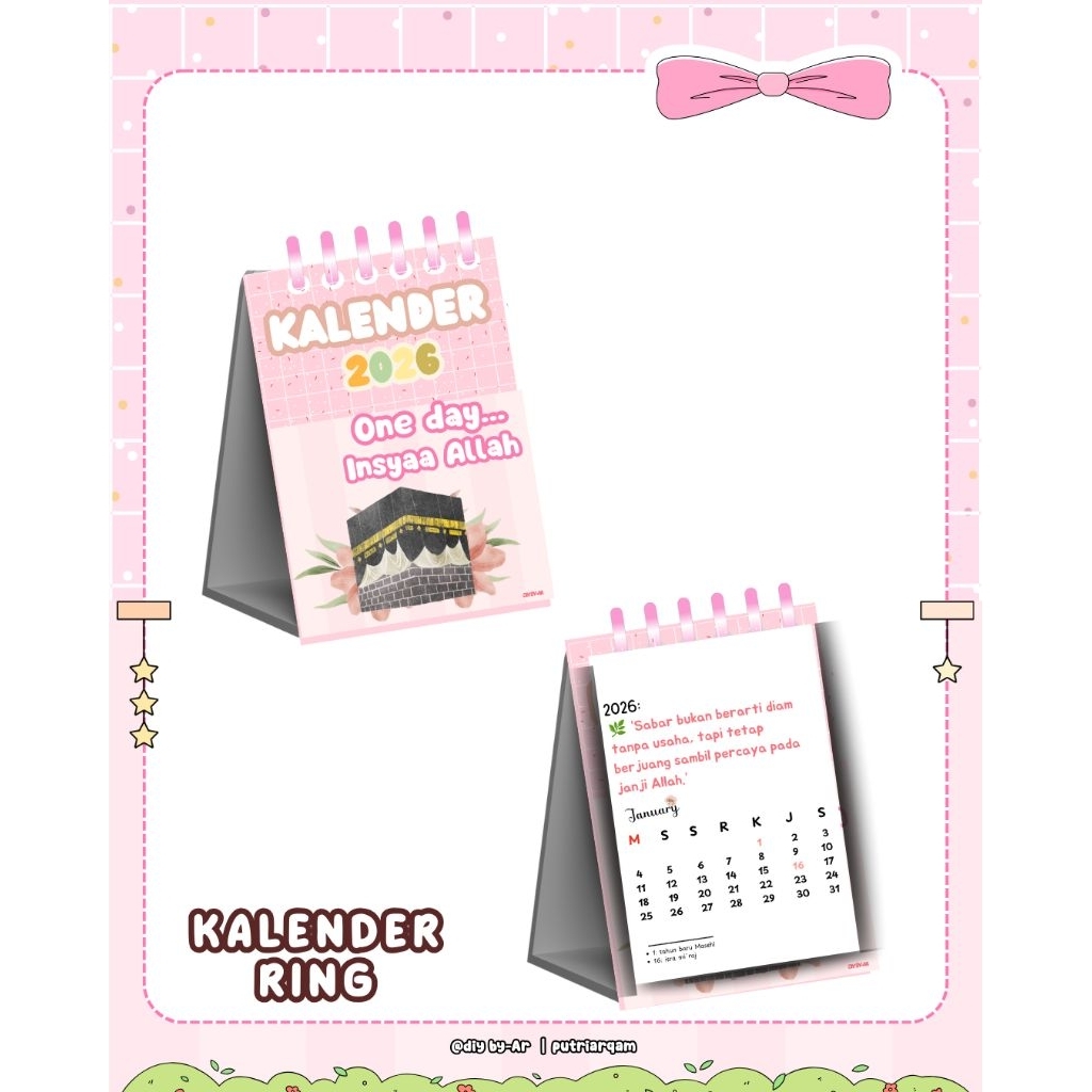 kalendar custom 2026/  kalendar pop up