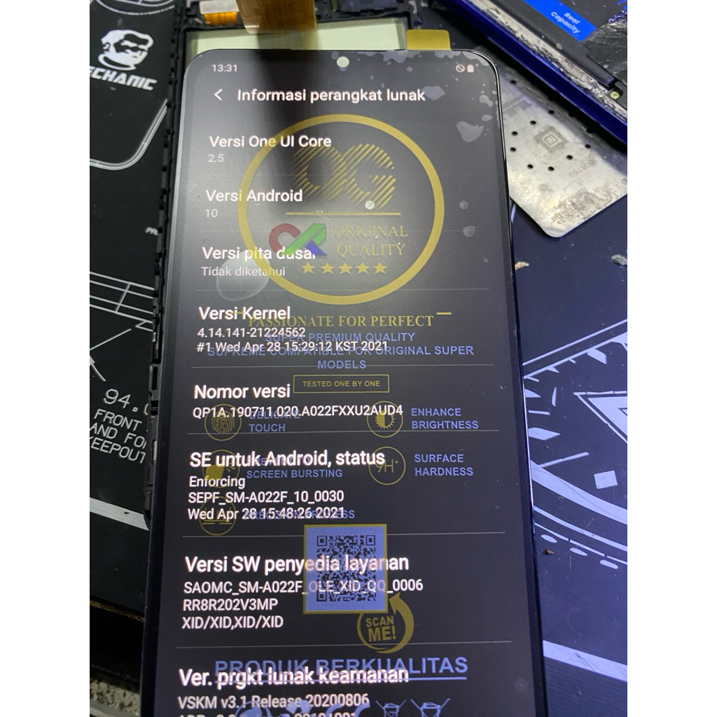 mesin samsung A02 sm-A022f minus baseband dan imei