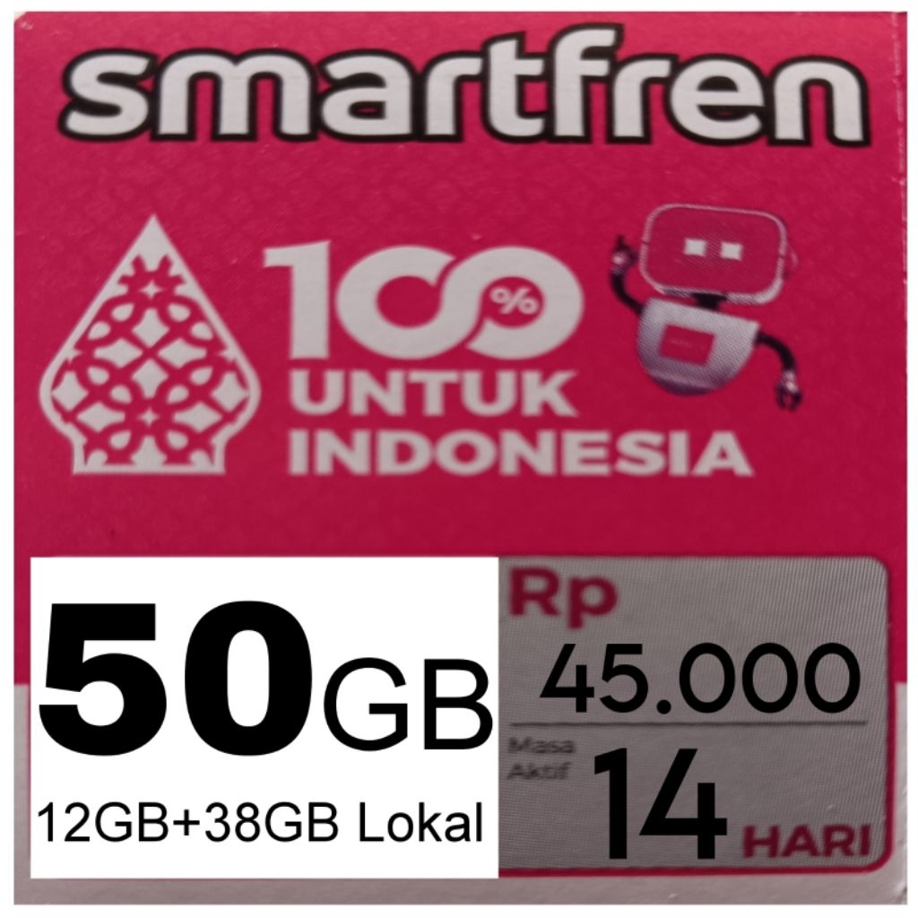(SMARTFREN B) paket data smartfren / kuota smartfren unlimited harian / isi ulang kuota smartfren / 