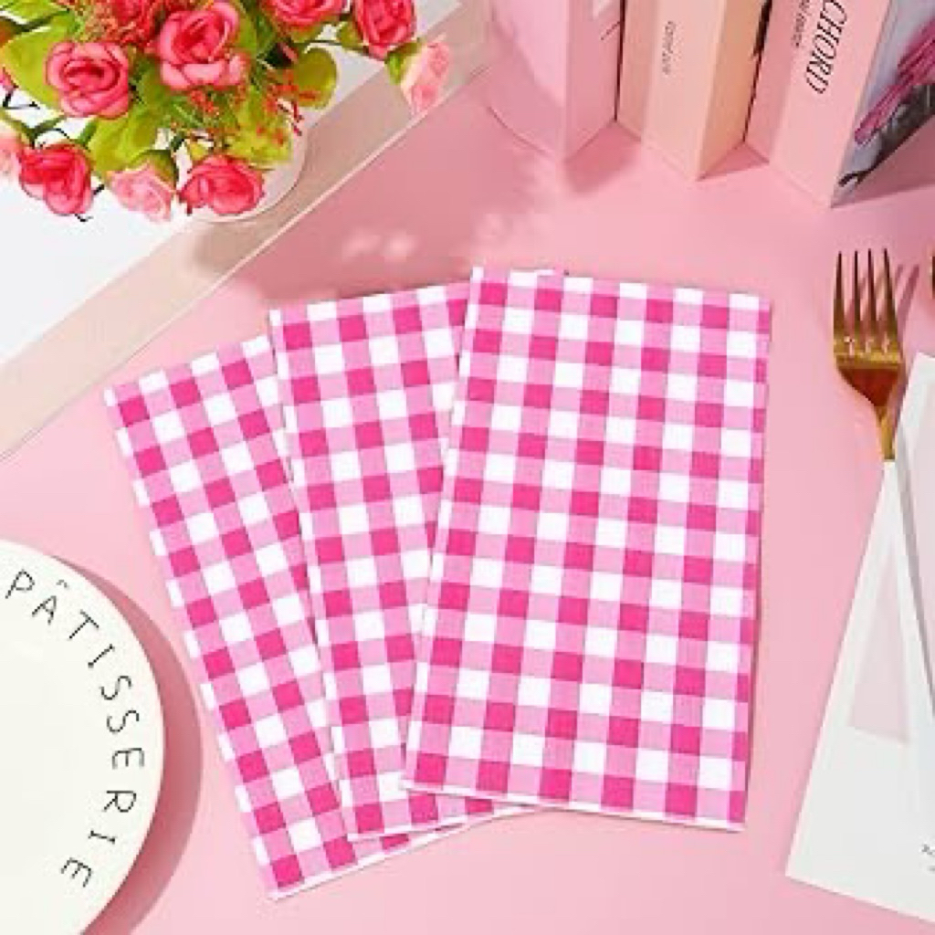 SAF napkin kain piknik kotak props foto real / photo properti 50x50 cm