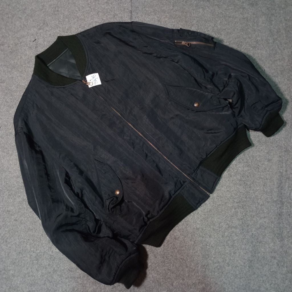 JunMen Japan Fashion Designer Vintage Ma1 Military Bomber Jacket