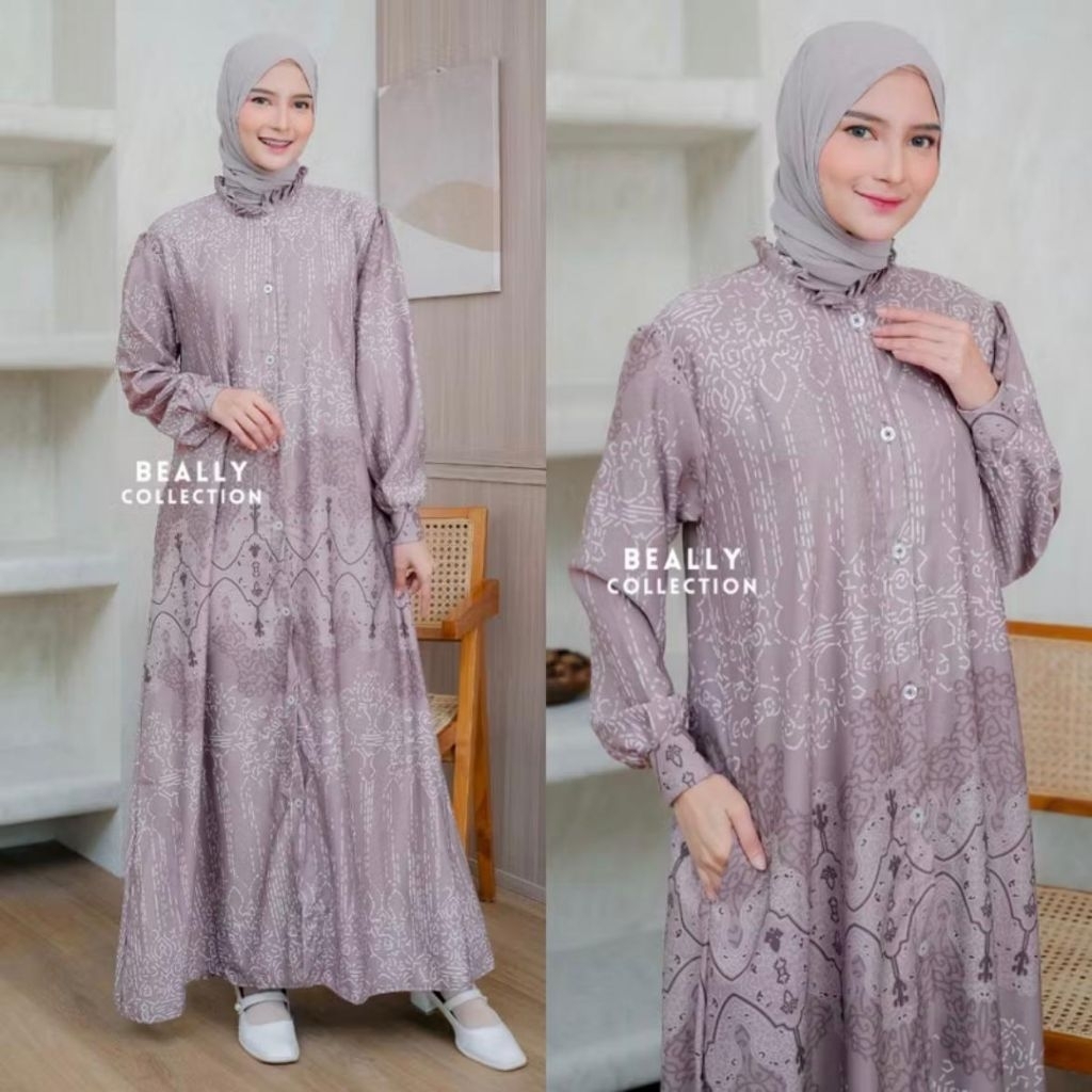 GAMIS WANITA PREMIUM - MODEL QADIJA BAJU LEBARAN KONDANGAN PESTA