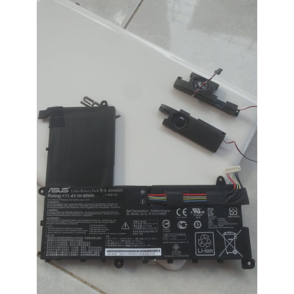 Baterai Laptop Asus E202s Asli ORI(BEKAS)