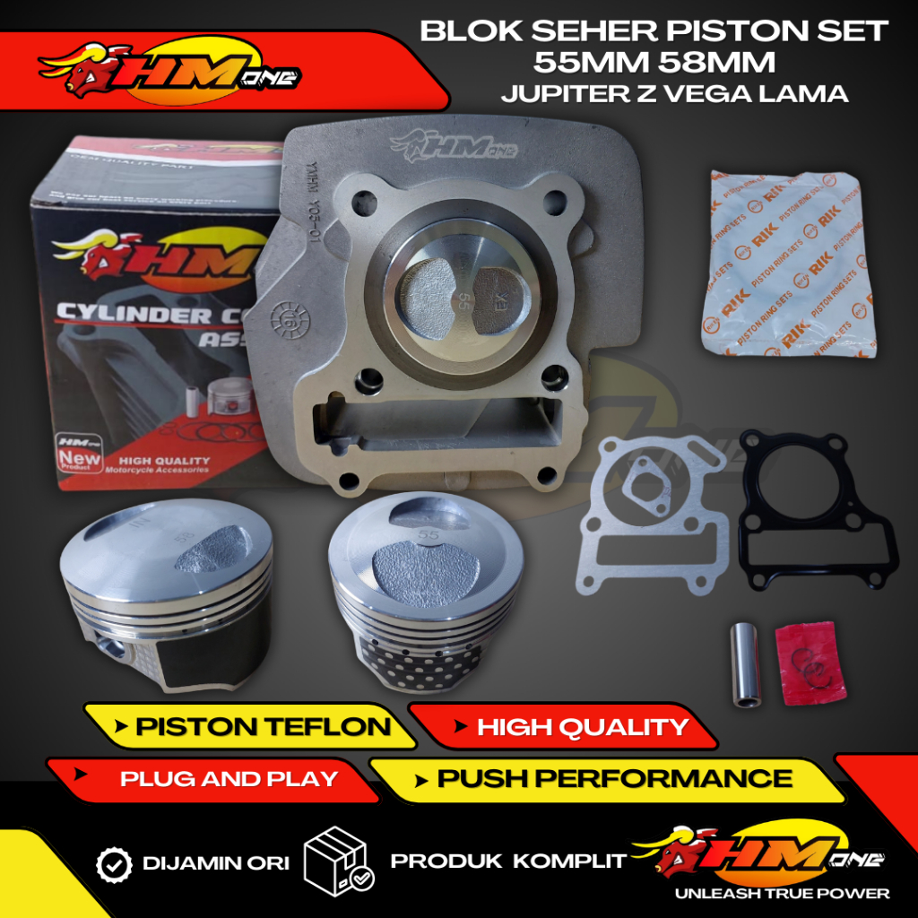 blok seher HMone bore up Jupiter Z vega lama 55mm 58mm RIK PISTON