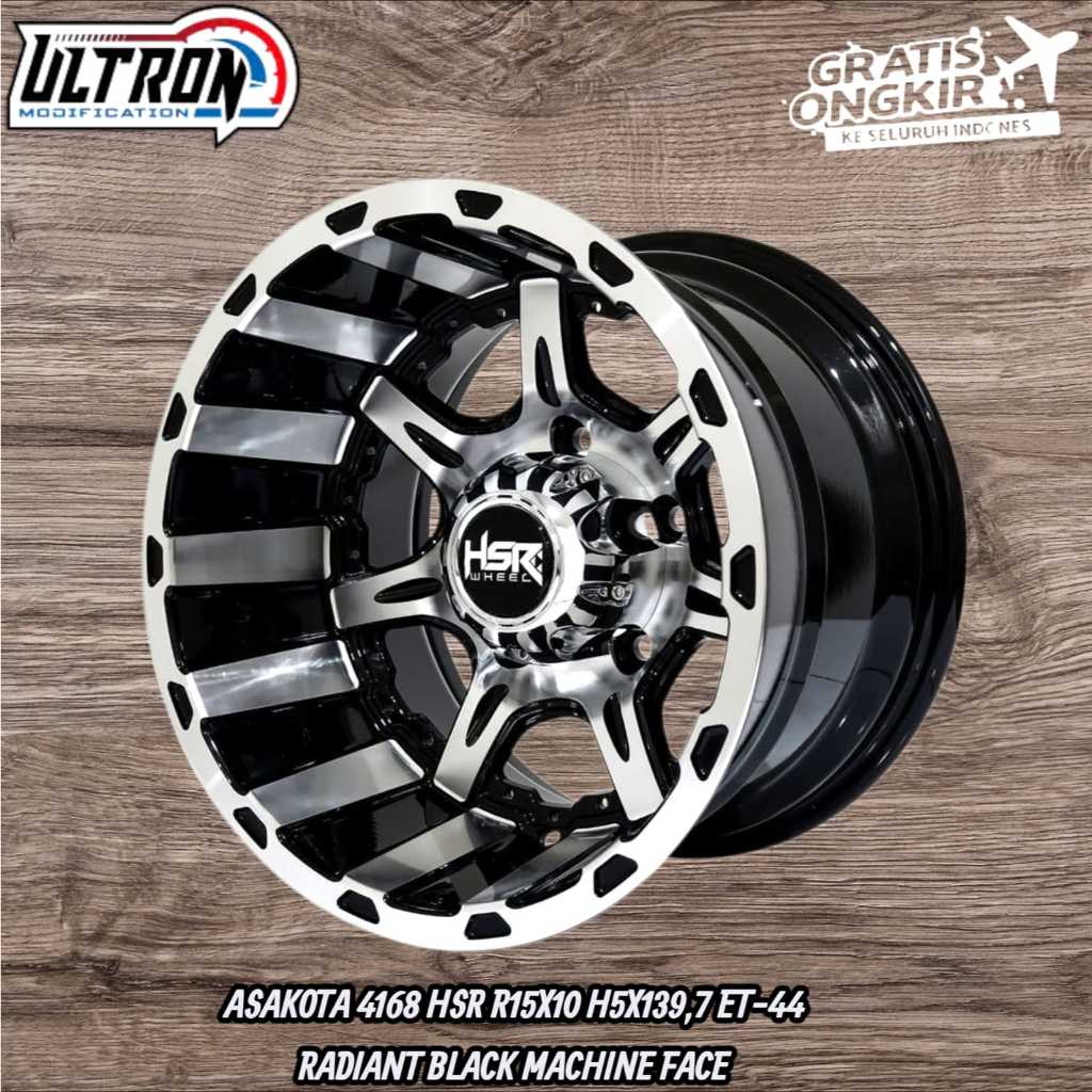 PELEK OFFROAD RING 15 HSR ASAKOTA VELG R15 MOBIL KATANA JIMNY FEROZA VITARA