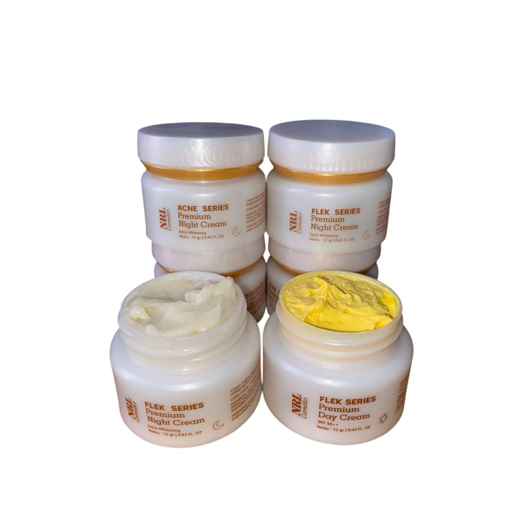 CREAM ECERAN NRL KOSMETIK (SIANG & MALAM GLOWING, FLEK, ACNE NRL KOSMETIK FORMULA LAMA & BARU)