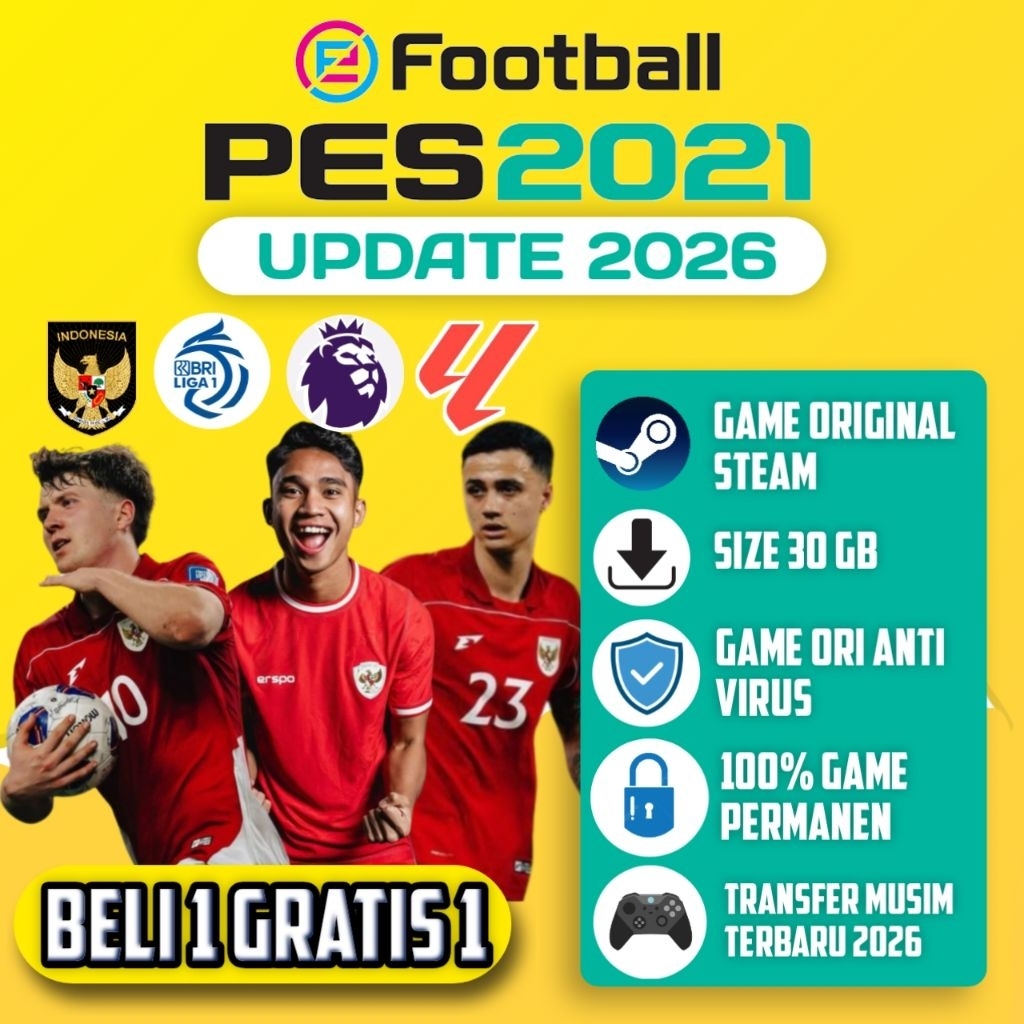 GAME PES 2021 UPDATE 2026 ORIGINAL STEAM