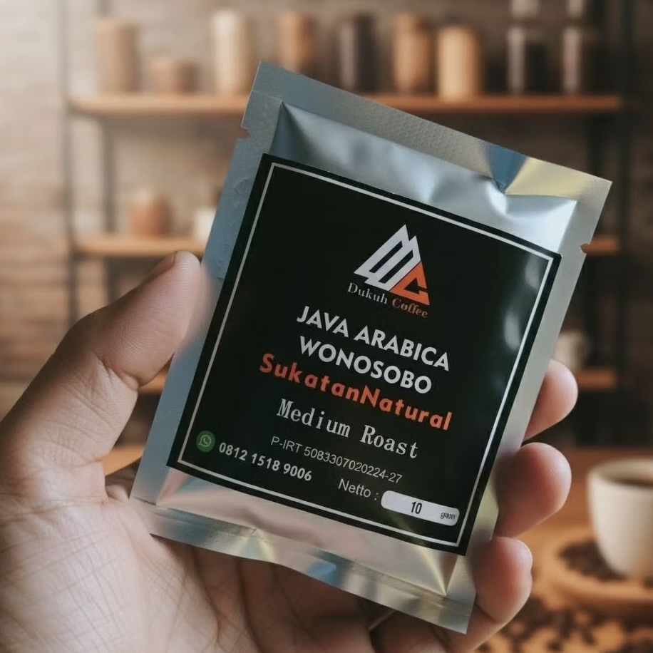 Kopi Bubuk Arabika Wonosobo 10 gr coffee sachet