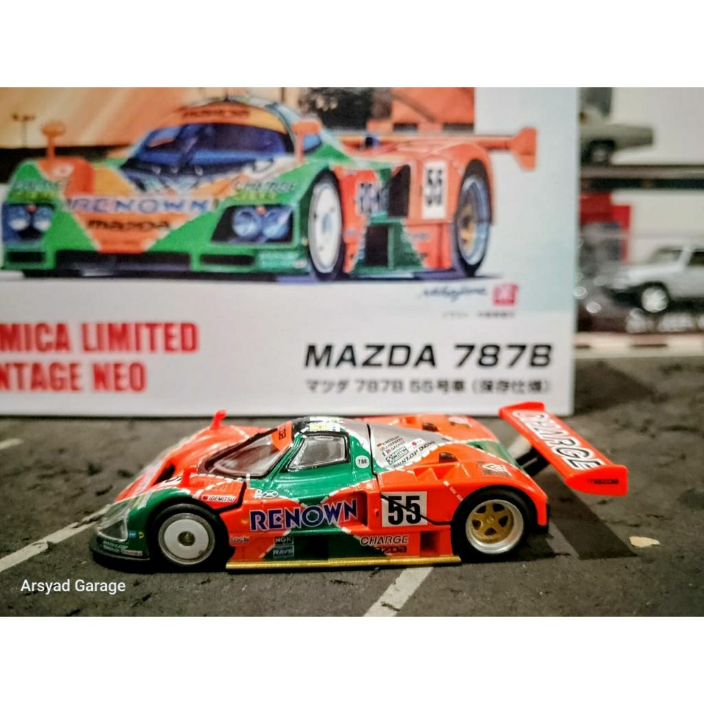 Diecast Tomytec Tomica Limited Vintage Neo TLVN Mazda 787B #55