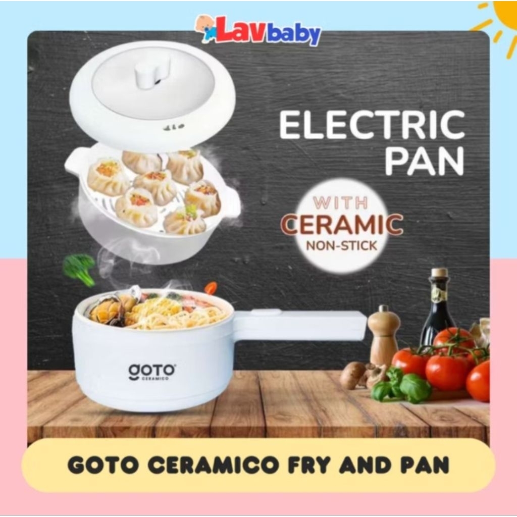 promo obral panci listrik 1,8L / fry pan elektrik penggorengan serba guna / panci listrik serbaguna 