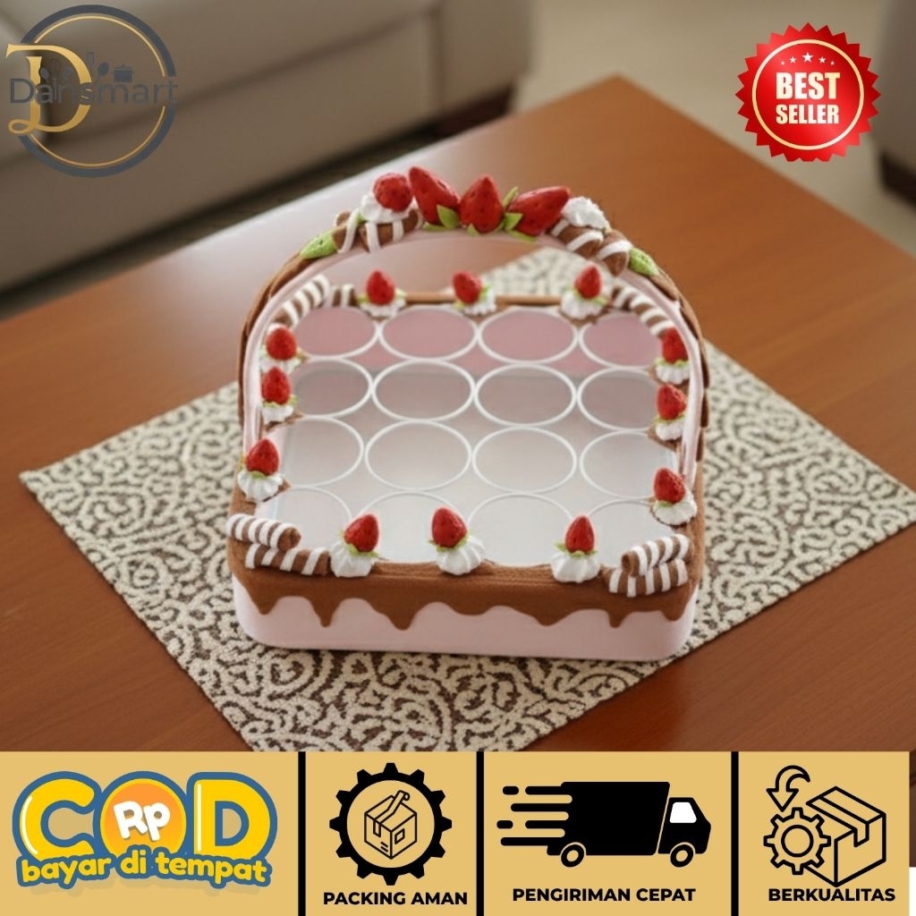 Keranjang Air Mineral Hias Unik - Keranjang Air Aqua - Tempat Air Mineral Gelas - Tempat Aqua Gelas 