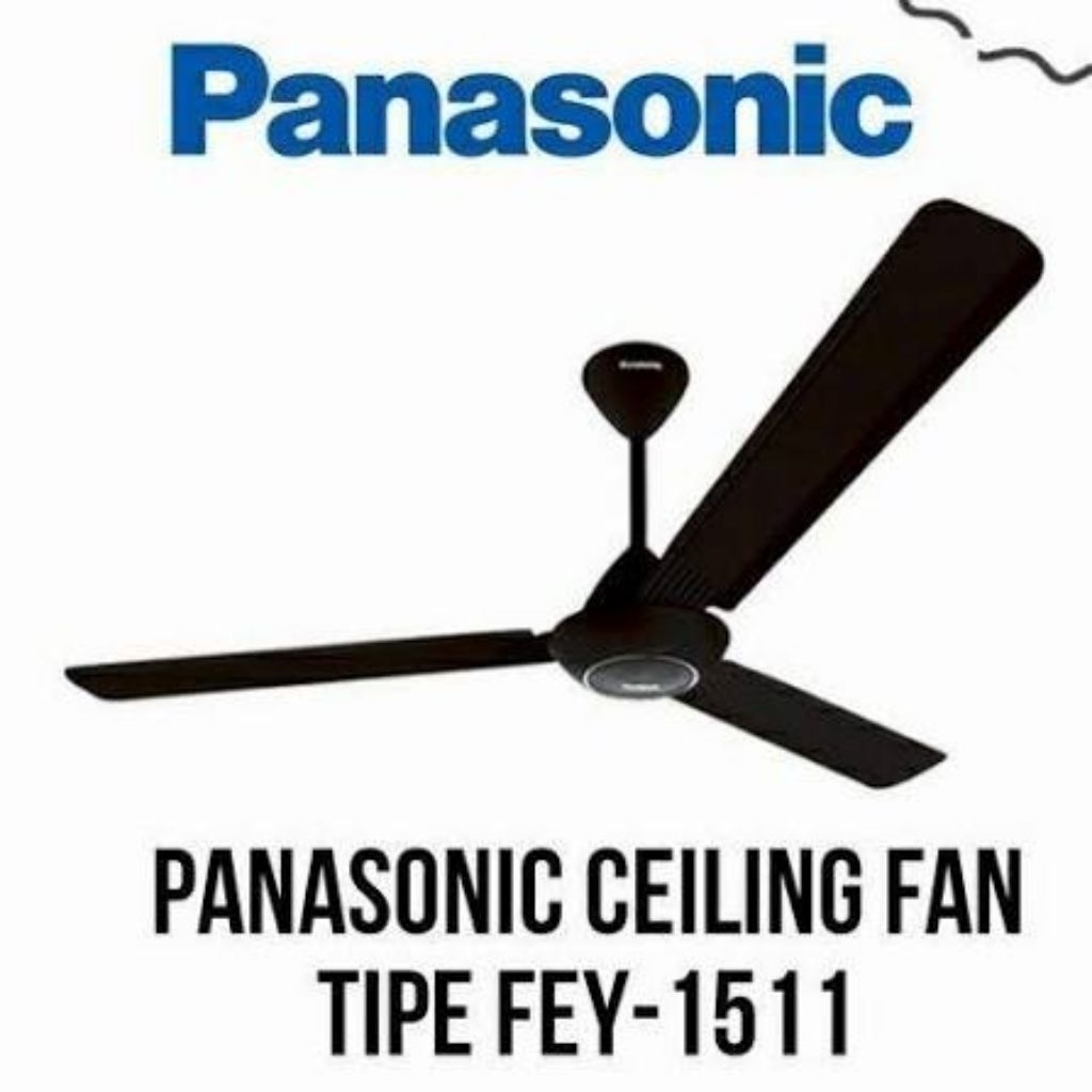 Ceiling Fan Panasonic Hitam FEY1511 Ceiling Fan Hitam 60inch panasonic