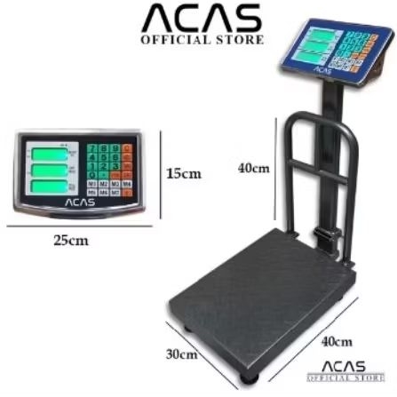 Timbangan Digital Acas 150 Kg Full Besi Pasti Akurat