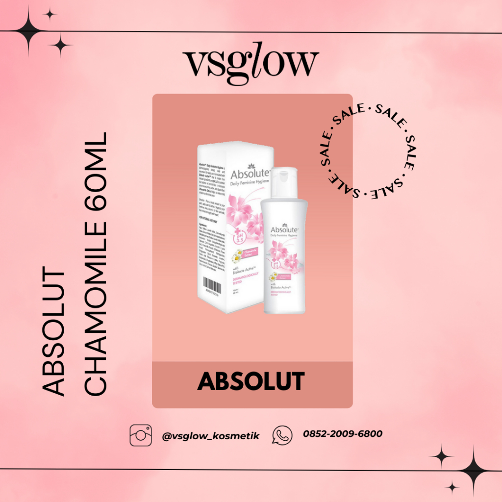 VSGLOW - Absolute Feminime Higiene 60 Ml Untuk Kebersihan Wanita