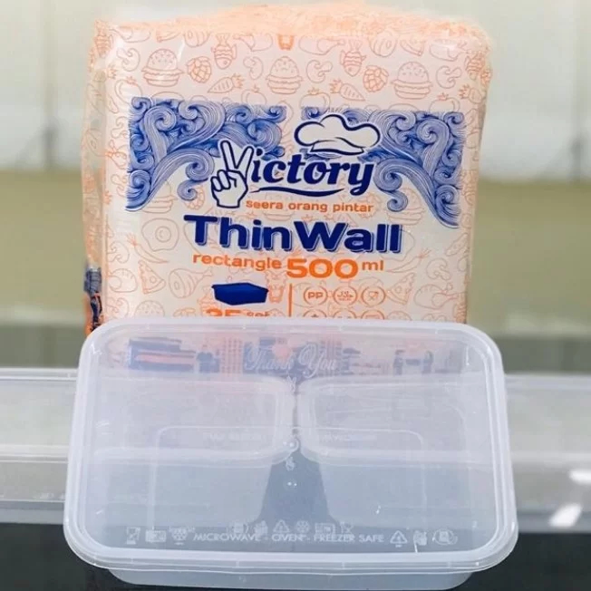 Thinwall Victory 500ml Rectangle / Thinwall Kotak Victory 500ml
