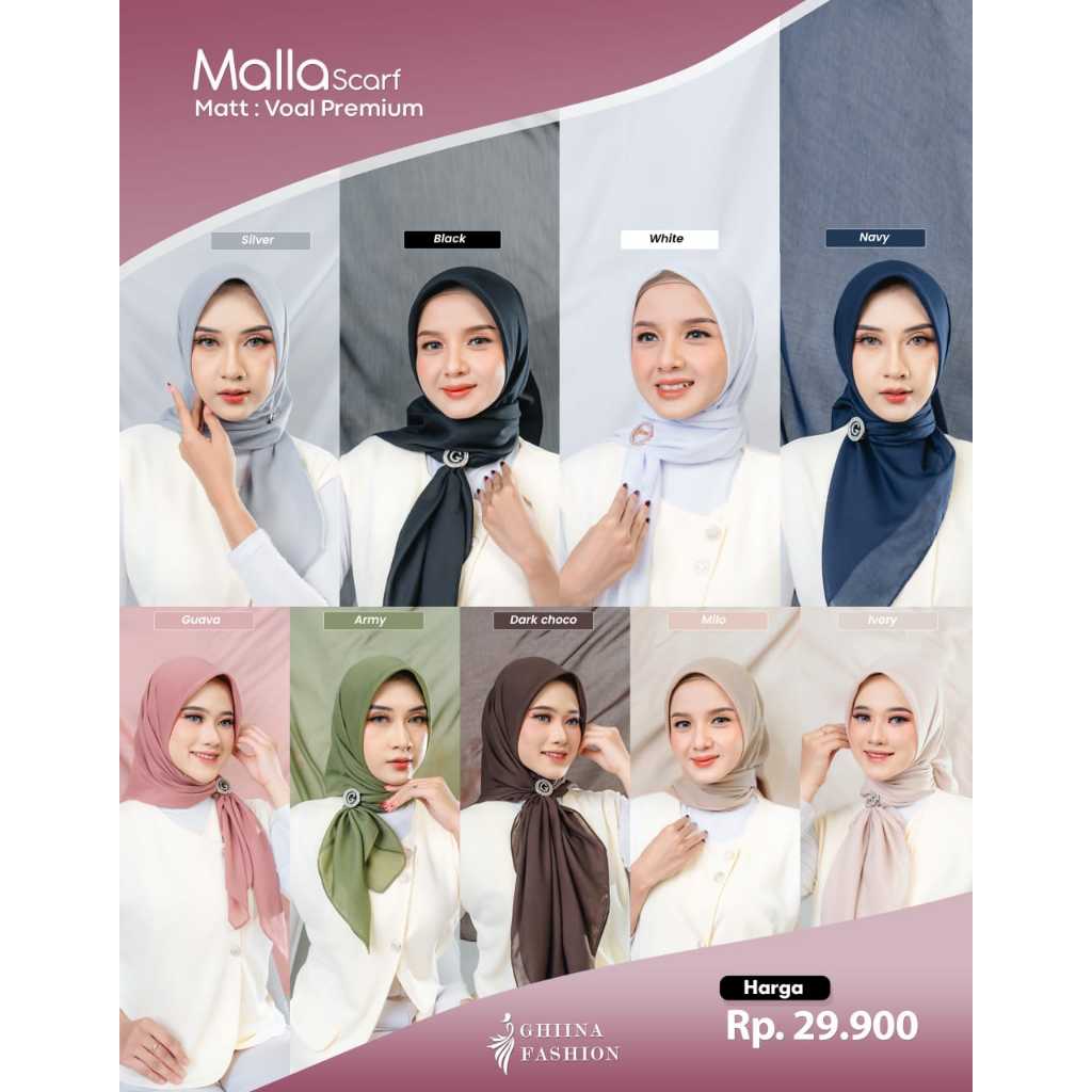 MALLA SCARF MILO BY GHINA FASHION