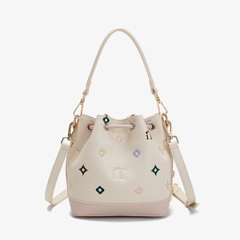 YICHEN Tas Selempang dan Handle Bag Wanita  Terbaru [ 25047 Cream]
