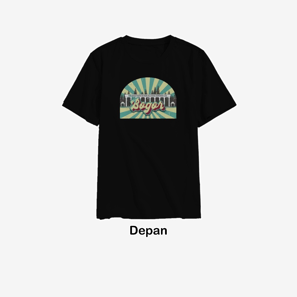 Tshirt Sovenir Kota Bogor Kaos Oleh Oleh Bogor Kota Hujan Rain City Unisex