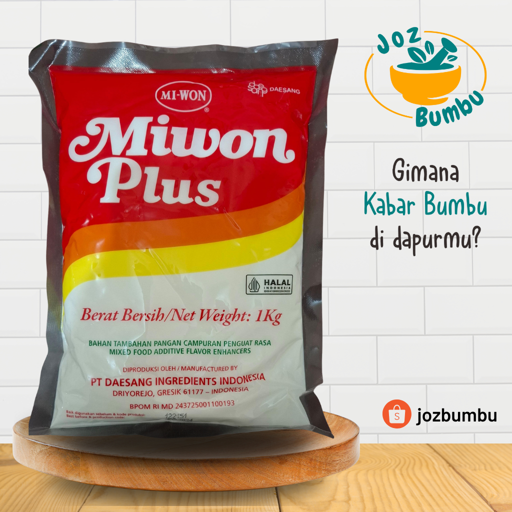 MIWON PLUS PENYEDAP RASA KEMASAN 1KG | MI-WON