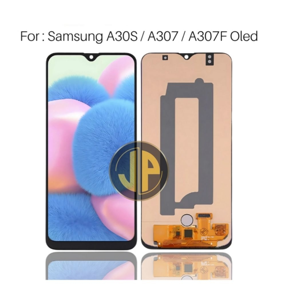LCD Samsung A30s / A307 Oled + Frame Fingerprint On Fulset