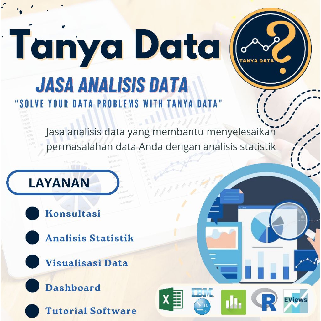 Jasa Analisis Data Statistik | Olah Data Skripsi | Regresi, Korelasi, Statistik, Visualisasi, EXCEL/