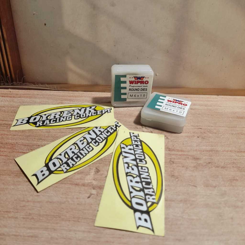 SENAI SKC M6X1 - SNAY M 6 X 1.0 - ALAT MATA SNAI DRAT BAUT MANUAL 6MM X 1.0 PITCH - ROUND DIES - BOY