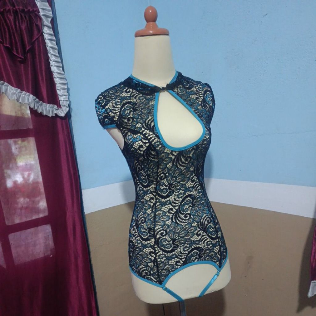 Lingerie sexi model Chongsam / Dress Malam/Sexy Dress /Dinas malam
