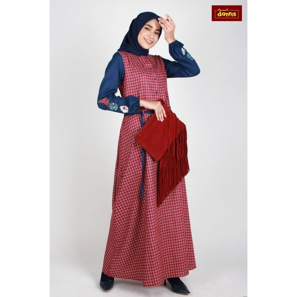 Promo Dannis Gamis Dewasa Daily Simple Katun Busana Muslim Wanita 05