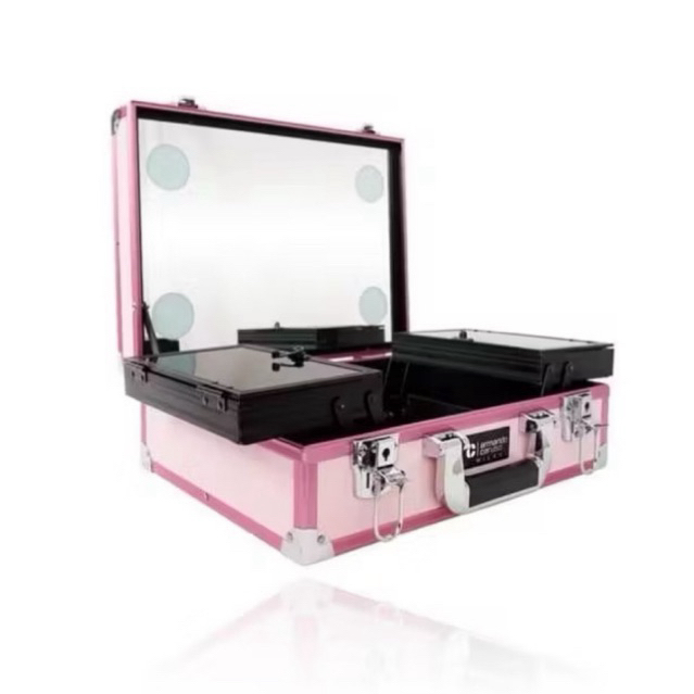 Preloved Armando Caruso Beauty Case - Pink - Tas Makeup lampu