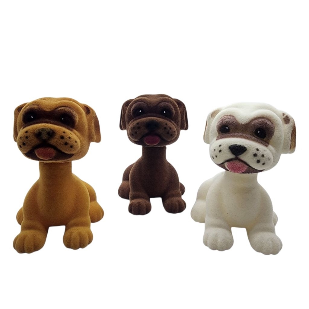 pajangan mobil Boneka goyang Dashboard mobil boneka anjing kepala goyang variasi warna