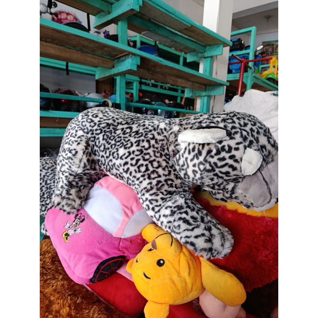 Mainan anak boneka chetah macan tutul