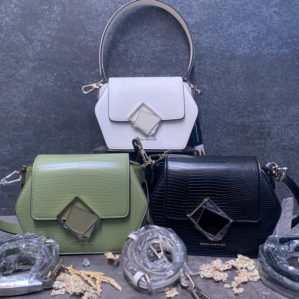 READY GREER SHOULDER ORIGINAL HUSH PUPPIES TOP HANDLE SALE TAS SLING BAG SELEMPANG WANITA