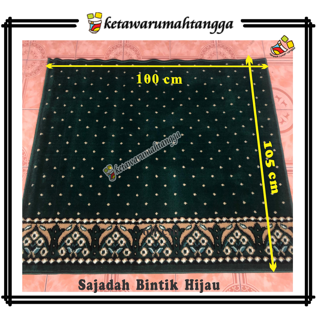 Sajadah Karpet Istimewa Bahan Tebal dan Empuk ketawarumahtangga