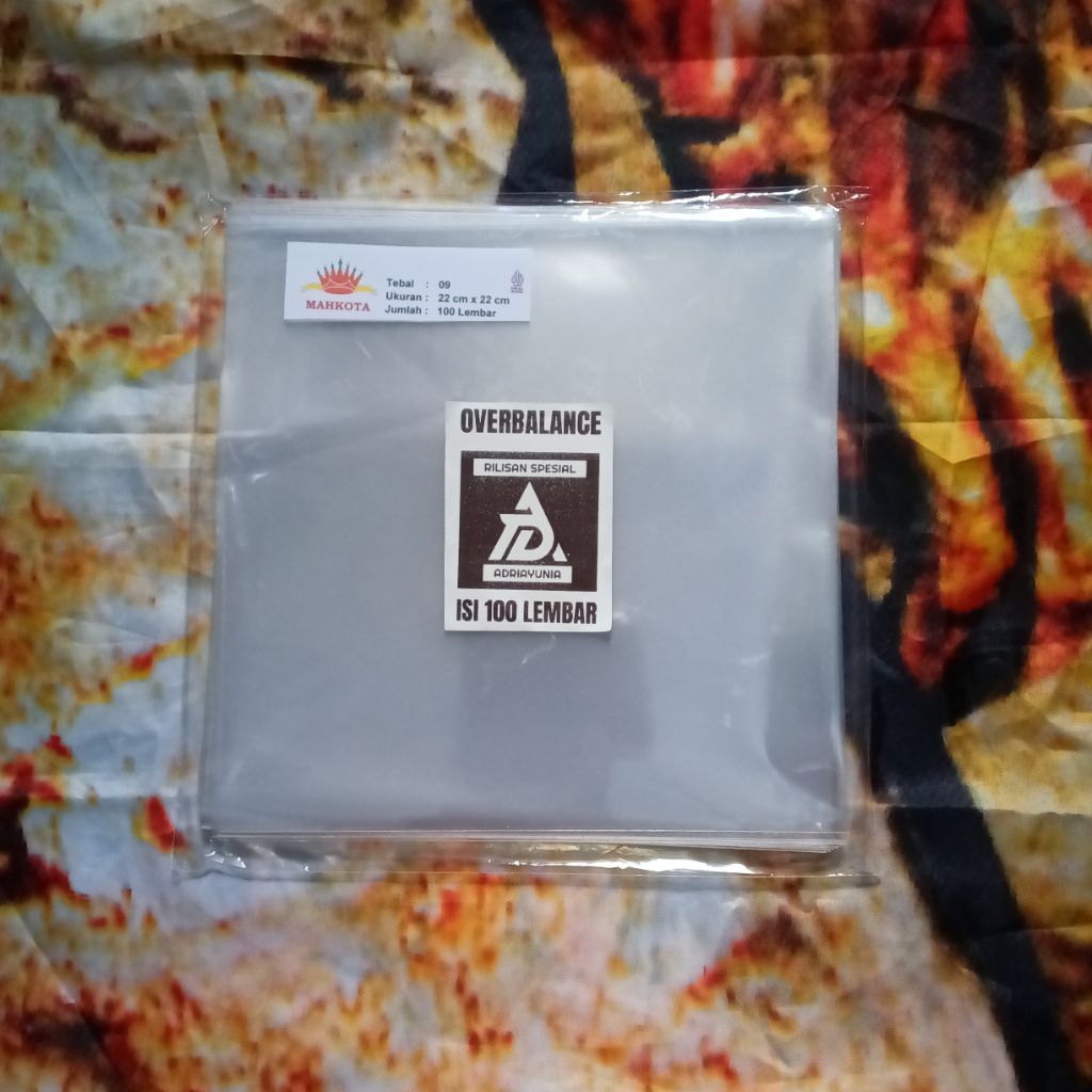 Plastik Opp Kaca 22x22 - Plastik Opp 22 x 22 Tanpa Seal - Plastik Opp 22x22 Souvenir