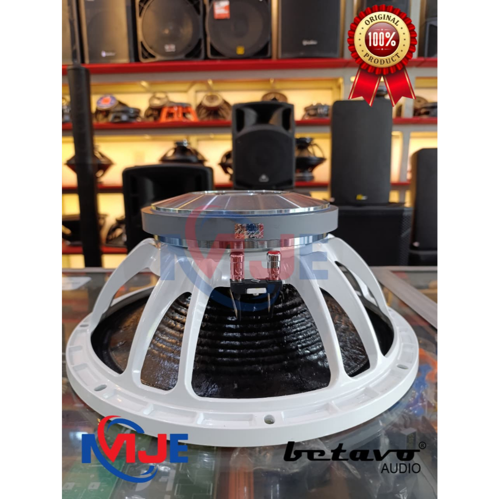 speaker betavo b15-s415 betavo 15 inch putih FREE PACKING KAYU