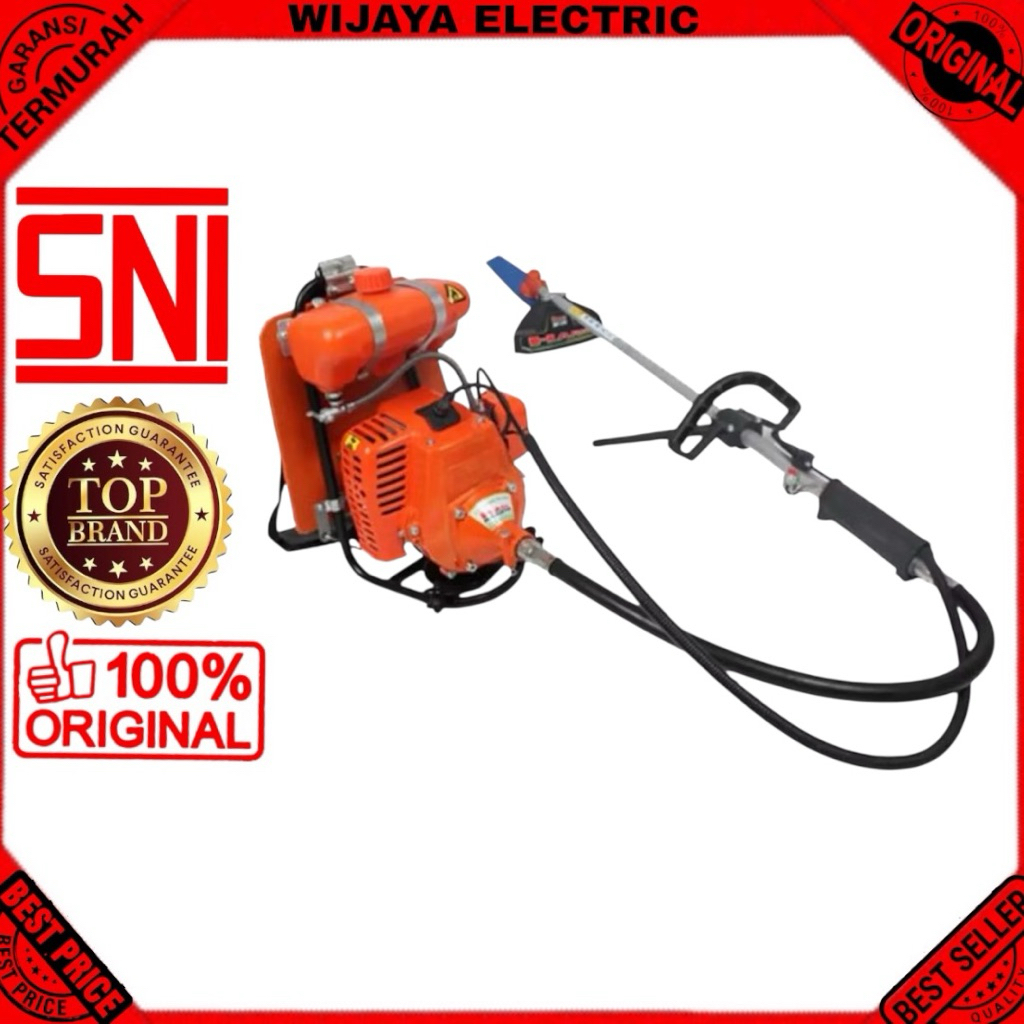 Edon mesin potong rumput 2 tak Ed 328 brush cutter Gendong potong rumput