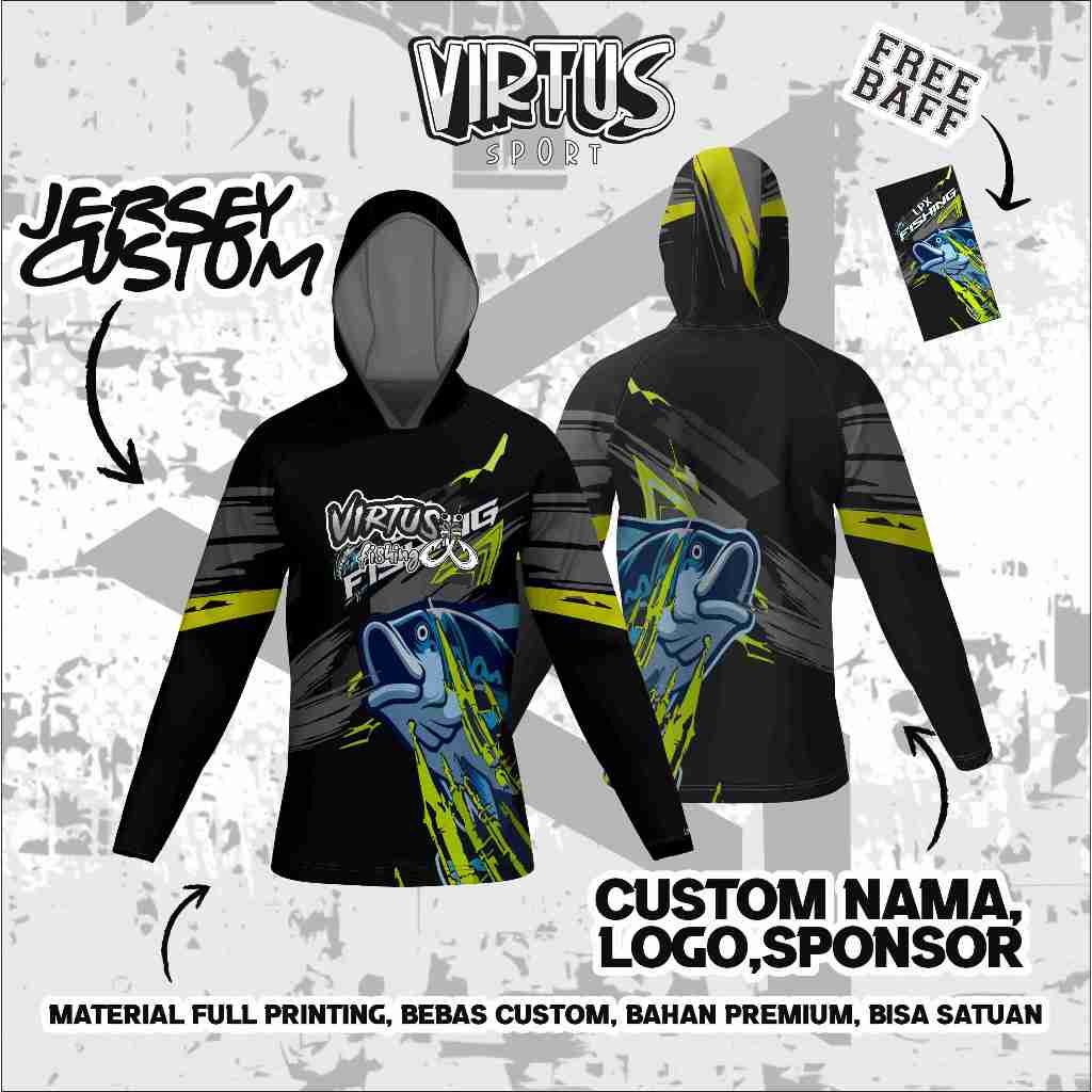 Jersey Mancing Full Printing Bisa Custom Nama