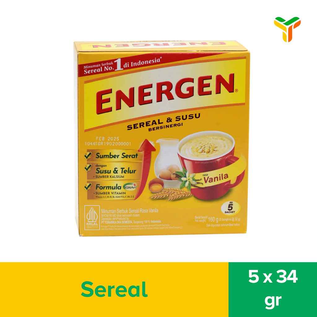 Energen Vanilla Box 5X34 Gram