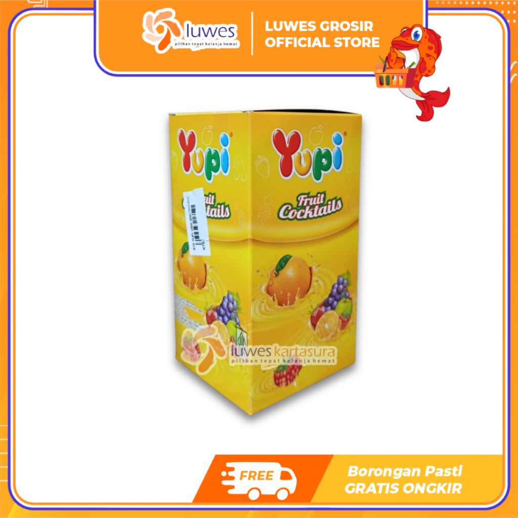 [GROSIR] Yupi Fruits Cocktails Box Permen Yupi Candy Jelly Gummy Murah