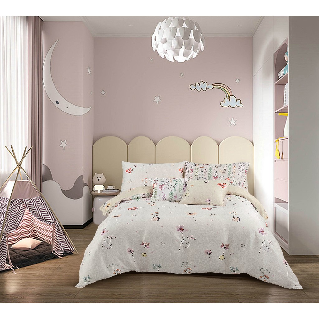 AKEMI KIDS TENCEL™ Lyocell Tickle Fun Whimsy Wonder Bed Sheet Set & Quilt Cover