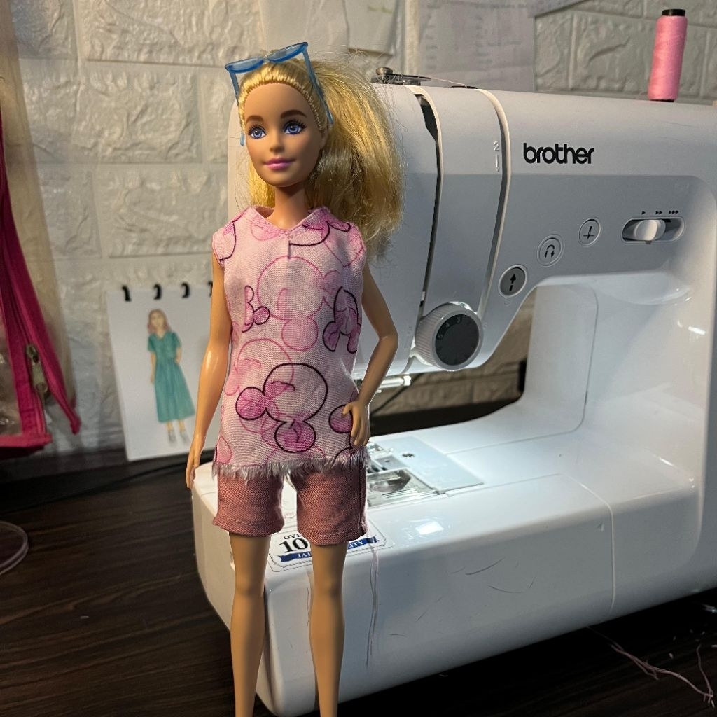 Baju boneka barbie Mattel 30 cm Daily outfit doll clothing handmade