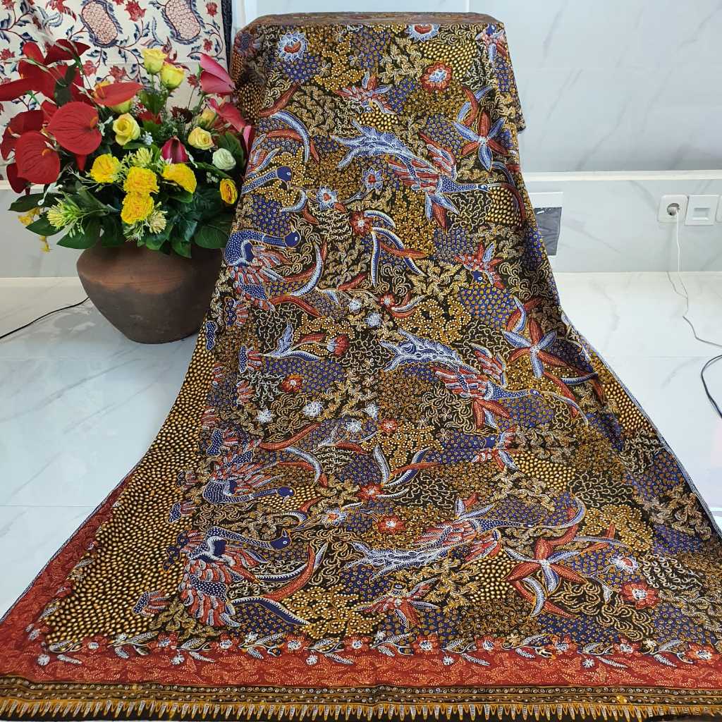 KAIN BATIK TULIS LASEM KLASIK PAKAIAN PRIA/WANITA KAIN PREMIUM BATIK TULIS LASEM (8644)