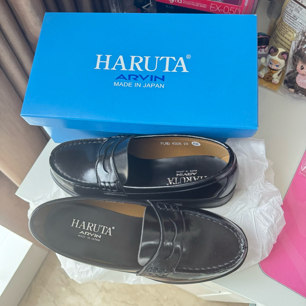 Ready Stock Sepatu Wanita Haruta Arvin size 36 ORI Jepang 4505 Black Hitam Loafer Sepatu